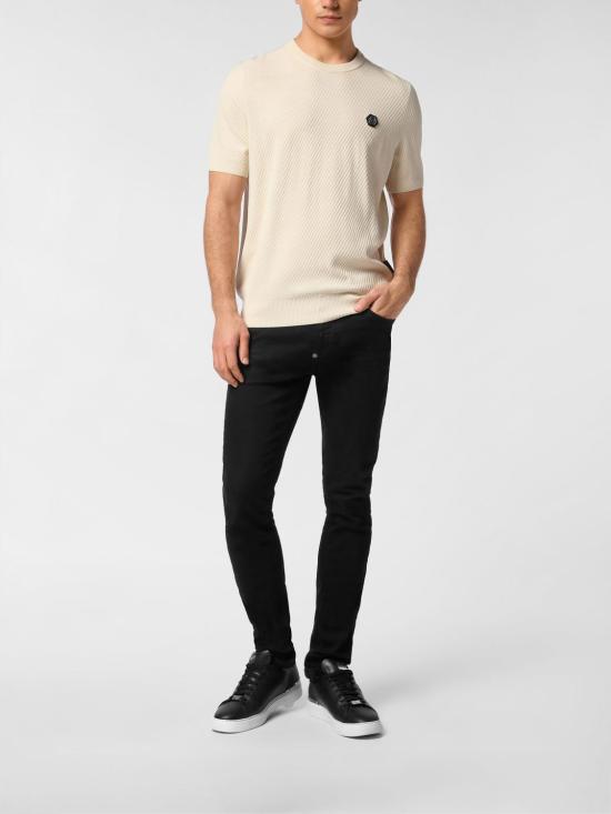 26SS 필립 플레인 스웨터 FAECMKO1507PTE003N 01OF White - PHILIPP PLEIN