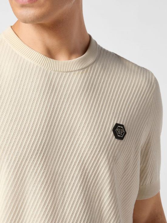 26SS 필립 플레인 스웨터 FAECMKO1507PTE003N 01OF White - PHILIPP PLEIN