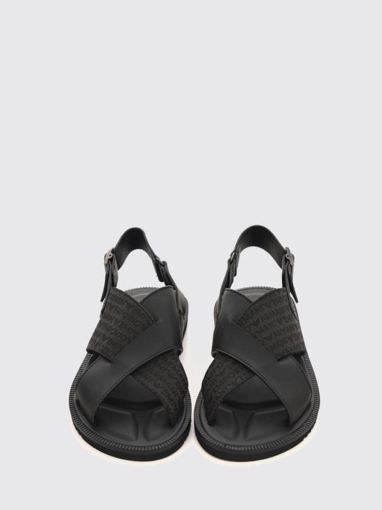 26SS 엠포리오 아르마니 샌들 EM004323AF25617 MC012 Black - EMPORIO ARMANI