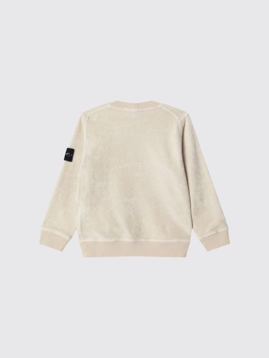 26SS [키즈] 스톤 아일랜드 풀오버 6100010S0308 V0097 Yellow Cream - STONE ISLAND