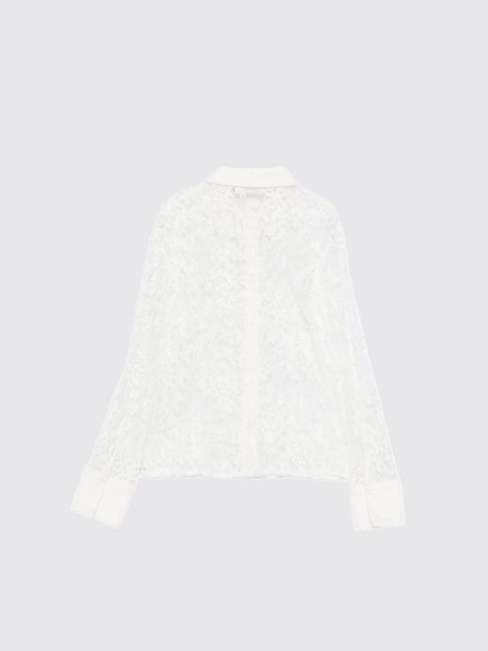 26SS [키즈] 미스블루마린 셔츠 BFCA0230RI008 0000 Yellow Cream - MISS BLUMARINE