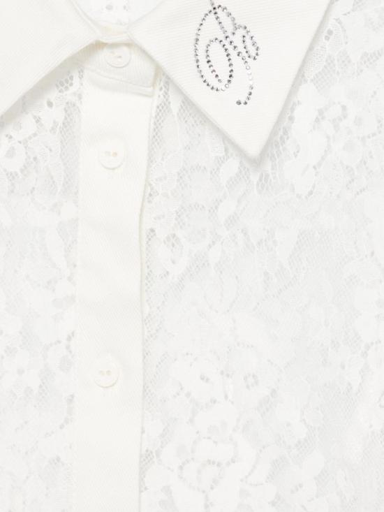 26SS [키즈] 미스블루마린 셔츠 BFCA0230RI008 0000 Yellow Cream - MISS BLUMARINE