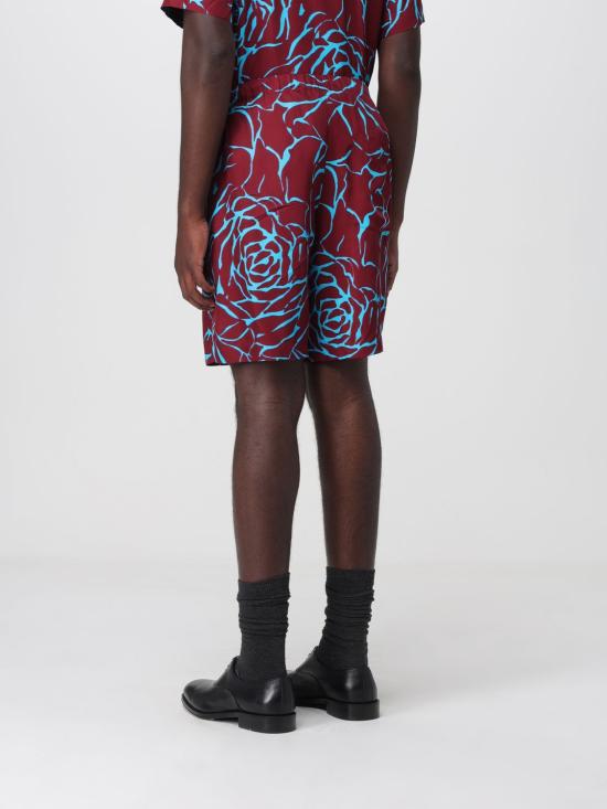 26SS 드리스 반 노튼 숏팬츠 0209313244 358 Burgundy - DRIES VAN NOTEN