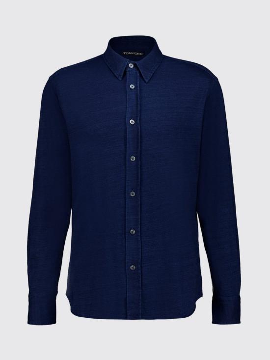 26SS 톰포드 긴팔 셔츠 JBL014JMC071 UBU Blue - TOMFORD