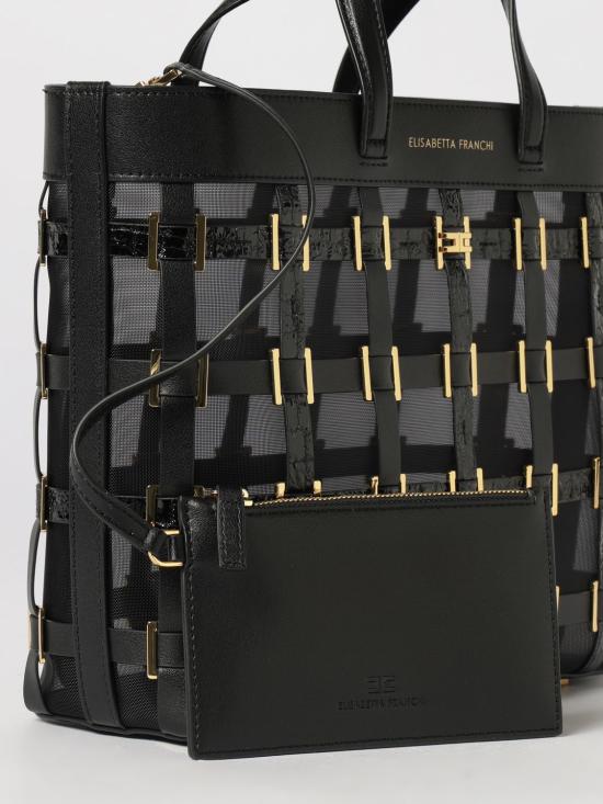 26SS 엘리자베타프랜치 토트백 BS87A62E2 110 Black - ELISABETTA FRANCHI