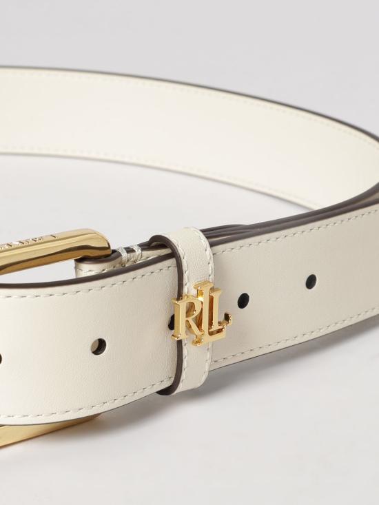 26SS 랄프 로렌 레귤러 벨트 412968765 010 White - RALPH LAUREN