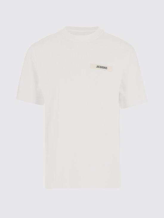 26SS 자크뮈스 반팔 티셔츠 25HTSM00133AJ00226 100 White - JACQUEMUS