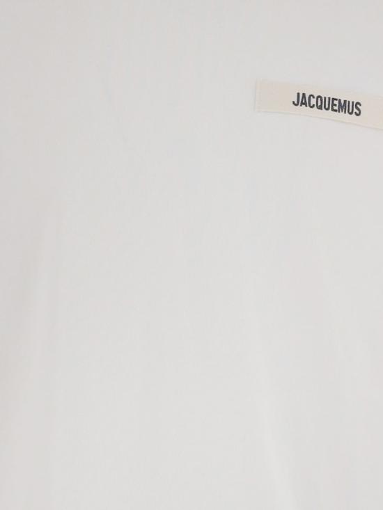 26SS 자크뮈스 반팔 티셔츠 25HTSM00133AJ00226 100 White - JACQUEMUS