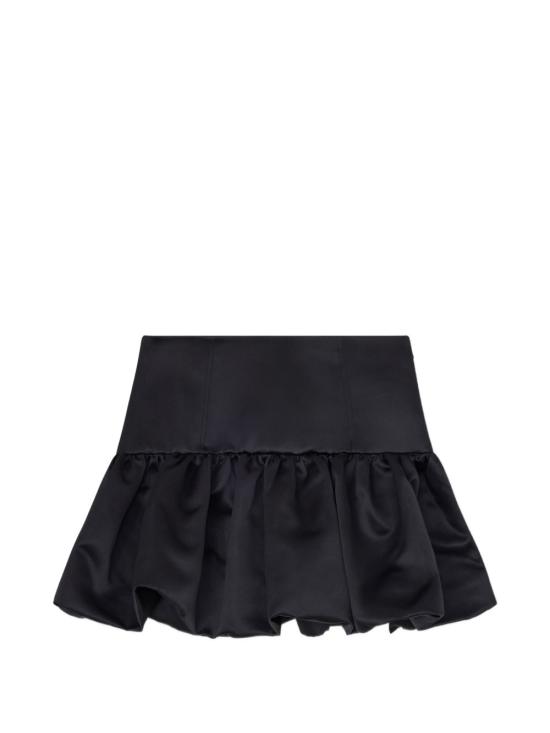 26SS 가니 숏 스커트 A1090241 099 BLACK DOM