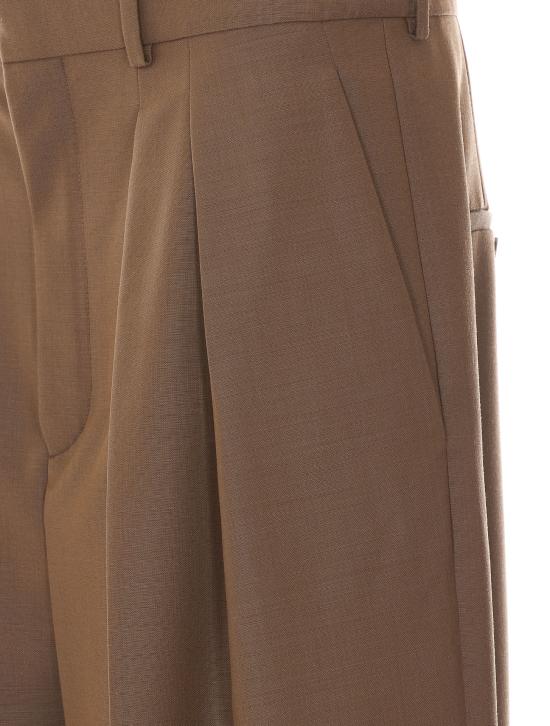 26SS 생로랑 스트레이트 팬츠 854457 Y1N022055 Brown - SAINT LAURENT