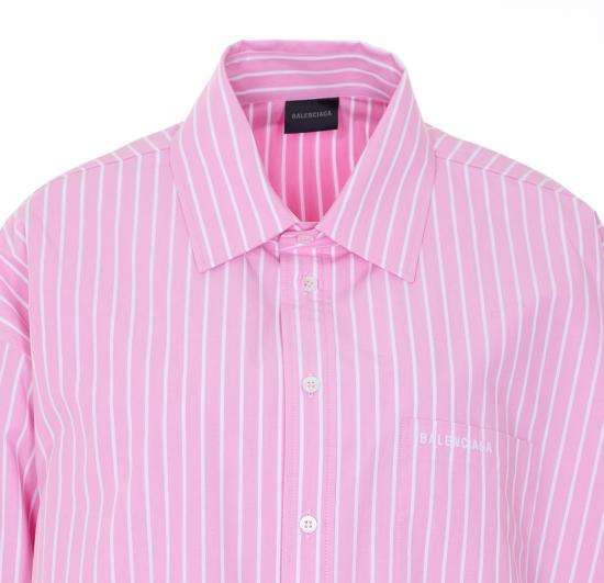 26SS 발렌시아가 셔츠 857837 TPM265621 Pink - BALENCIAGA