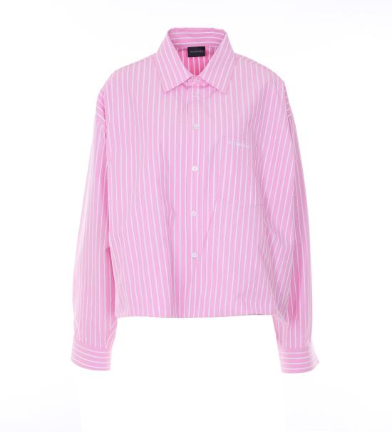 26SS 발렌시아가 셔츠 857837 TPM265621 Pink