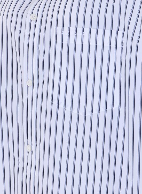 26SS 발렌시아가 턱드 슬리브 셔츠 857833 TTM339086 White - BALENCIAGA