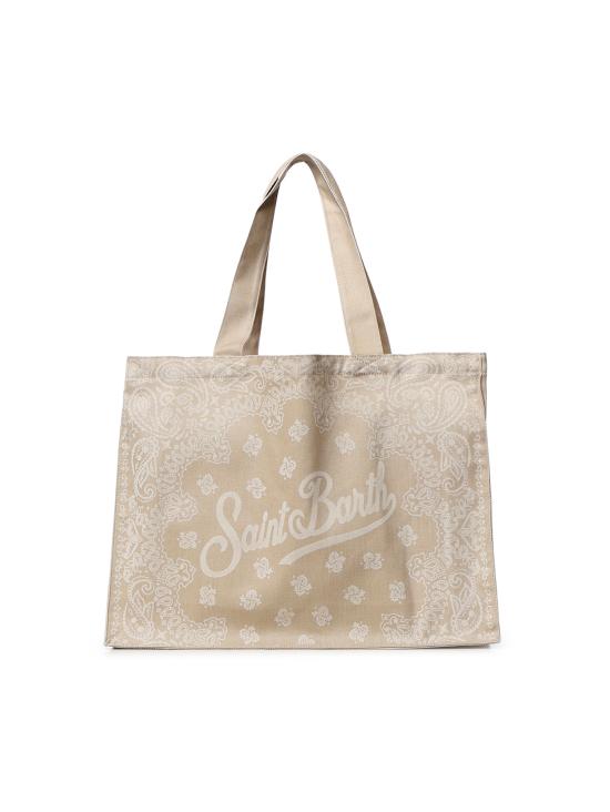 26SS 세인트바쓰 숄더백 EBAGN006 09193L BEIGE WHITE