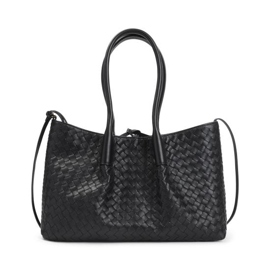26FW 보테가베네타 피나코테카 숄더백 854371 V5AG1 1206 BLACK FONDANT DOM - BOTTEGA VENETA