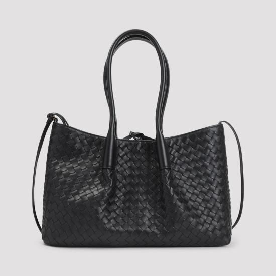 26FW 보테가베네타 피나코테카 숄더백 854371 V5AG1 1206 BLACK FONDANT DOM - BOTTEGA VENETA