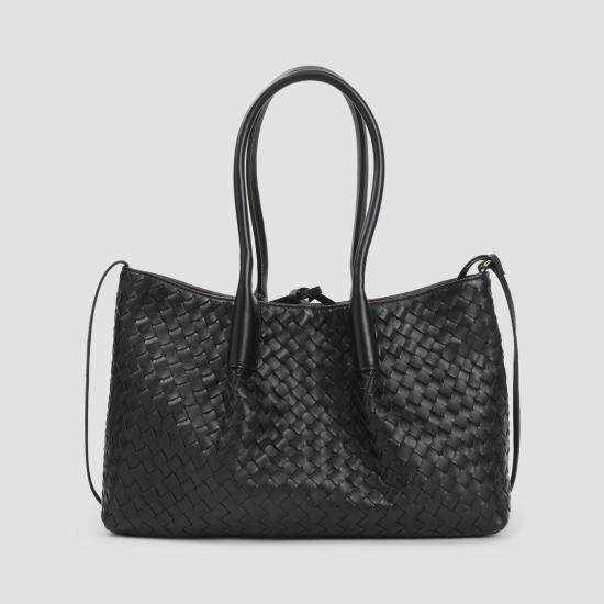 26FW 보테가베네타 피나코테카 숄더백 854371 V5AG1 1206 BLACK FONDANT DOM - BOTTEGA VENETA