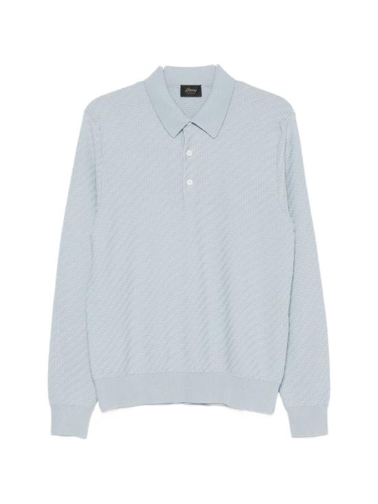 26SS 브리오니 폴로 티셔츠 UMR10L PAK224919 NAVY