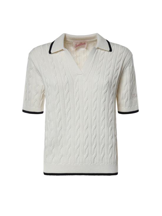 26SS 세인트바쓰 폴로 티셔츠 AYS0001 00100L OFF WHITE