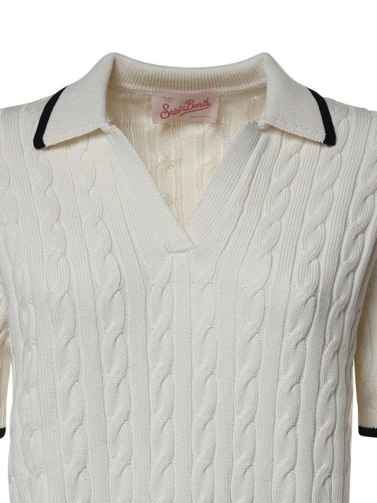 26SS 세인트바쓰 폴로 티셔츠 AYS0001 00100L OFF WHITE - MC2 SAINT BARTH