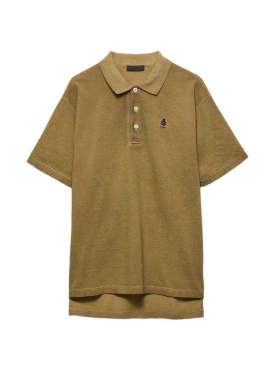 26FW 프라다 폴로 티셔츠 UJN01ASOOO19OV F0201 Brown