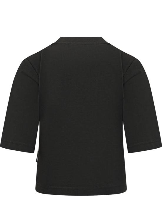 26SS 팜앤젤스 반팔 티셔츠 PWAA079S26JER004 1003 BLACK OFF WHITE - PALM ANGELS