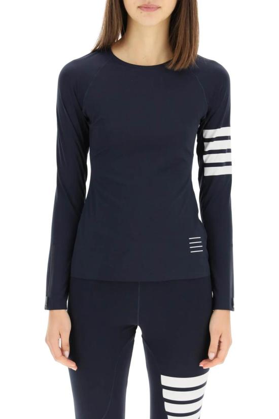 26SS 톰브라운 긴팔 티셔츠 FJA001A06770 461 NAVY - THOM BROWNE