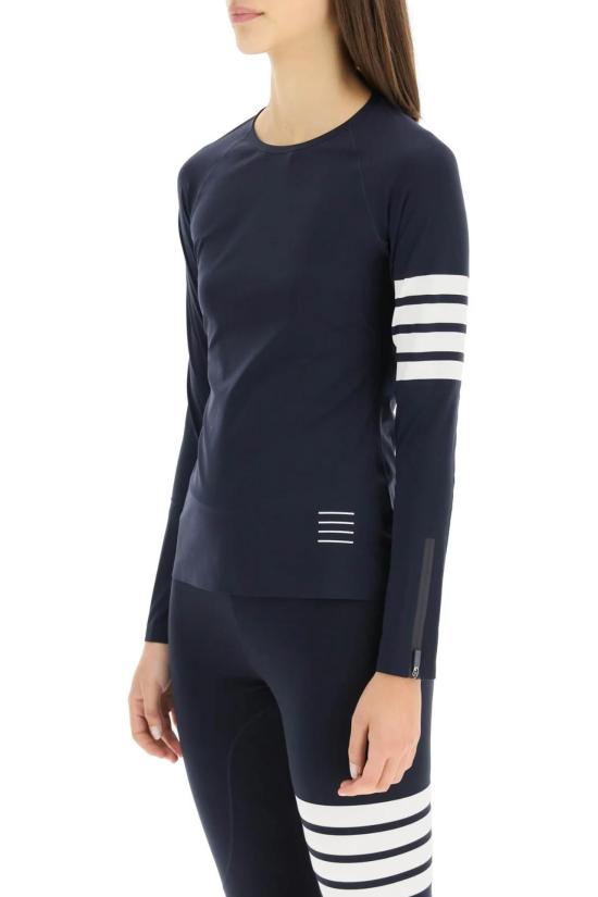 26SS 톰브라운 긴팔 티셔츠 FJA001A06770 461 NAVY - THOM BROWNE