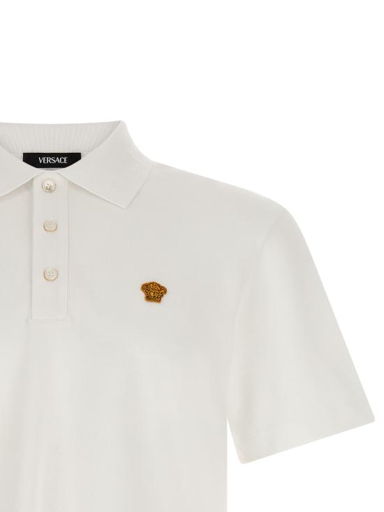 26FW 베르사체 폴로 티셔츠 10139061A156941W000 White - VERSACE