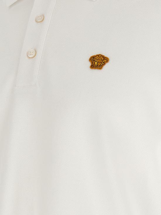26FW 베르사체 폴로 티셔츠 10139061A156941W000 White - VERSACE