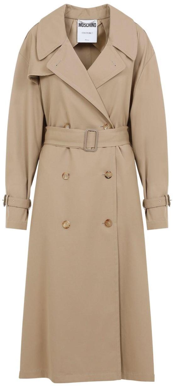 26FW 모스키노 트렌치 코트 242D060854190081BEIGE DIVERS