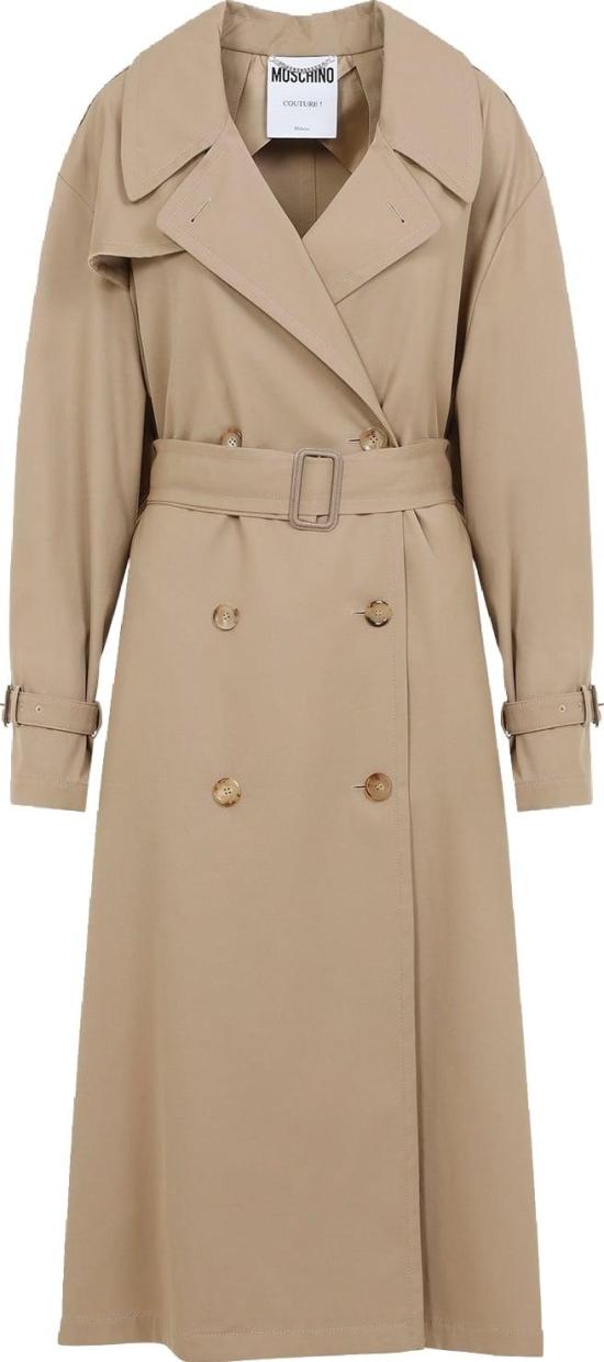 26FW 모스키노 트렌치 코트 242D060854190081BEIGE DIVERS - MOSCHINO