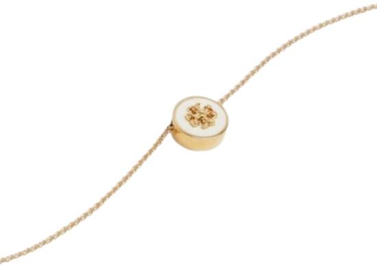  토리버치 키라 에나멜 펜던트 네크리스 90549 700 Gold ivory - TORY BURCH