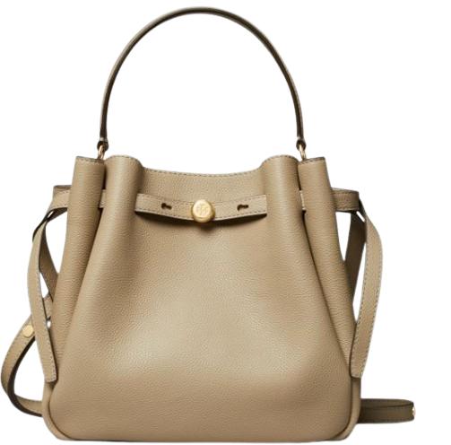 26FW 토리버치 로미 버킷백 166982 023 Soft cement - TORY BURCH