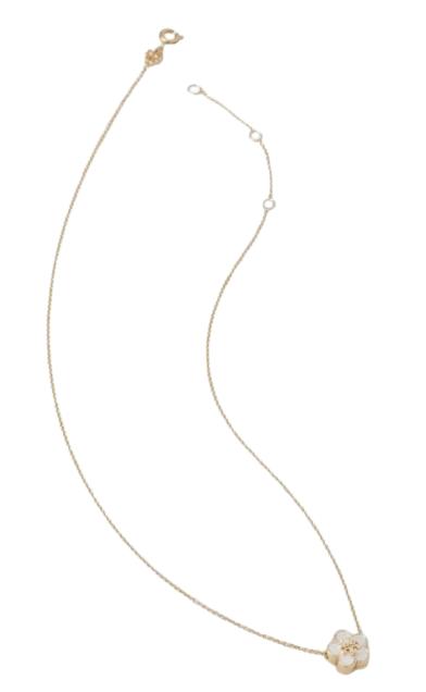 26FW 토리버치 키라 플라워 네크리스 158996 700 Gold