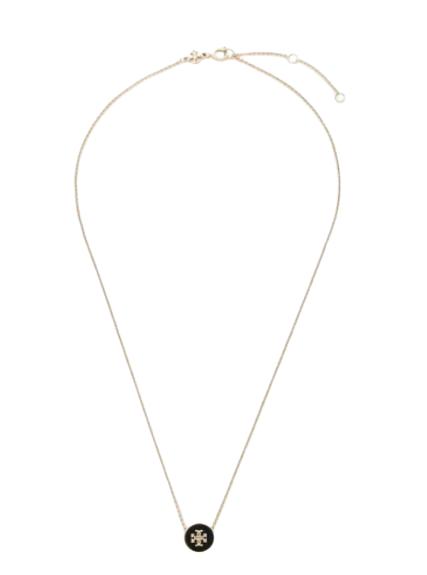 26FW 토리버치 키라 에나멜 펜던트 네크리스 90549 720 Gold black