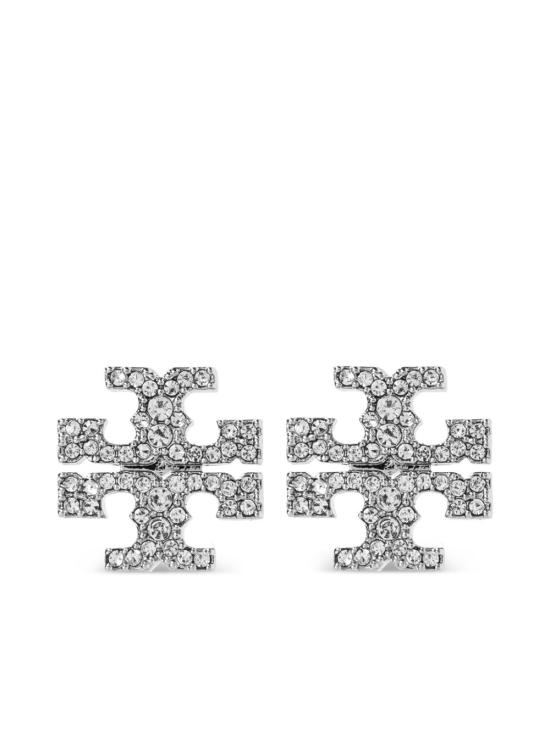 26FW 토리버치 이어링 158535 042 Silver crystal - TORY BURCH