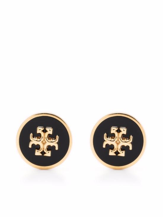 26FW 토리버치 이어링 90547 720 Gold black - TORY BURCH