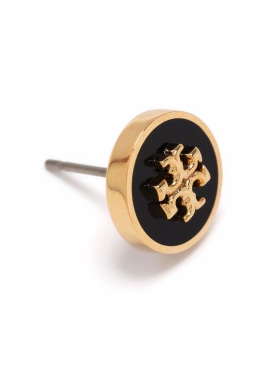 26FW 토리버치 이어링 90547 720 Gold black - TORY BURCH