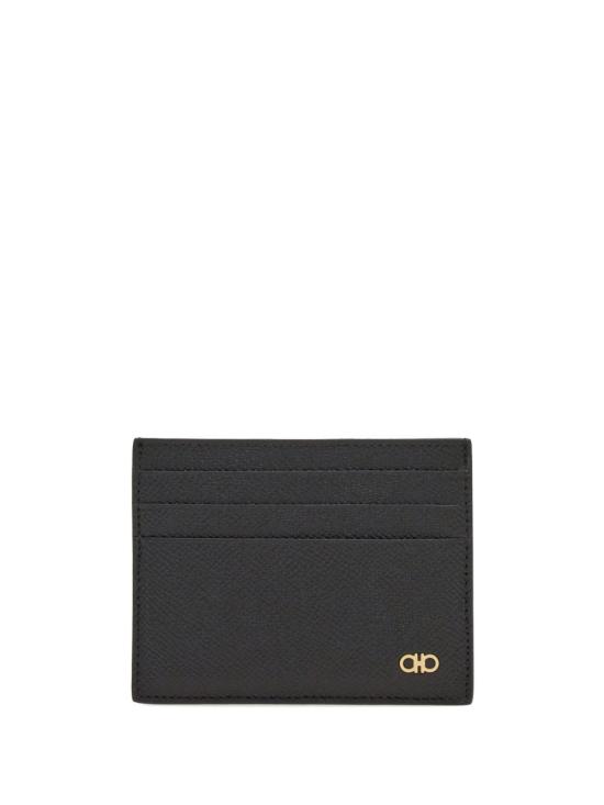 26FW 살바토레 페라가모 간치니 카드지갑 776843 661478NERO - SALVATORE FERRAGAMO
