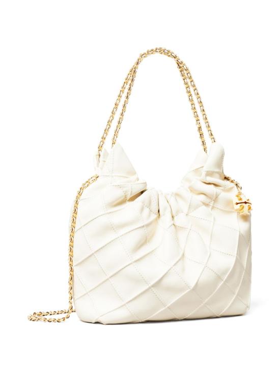 26FW 토리버치 에센셜 U 나일론 토트백 162451 252 Light cream - TORY BURCH