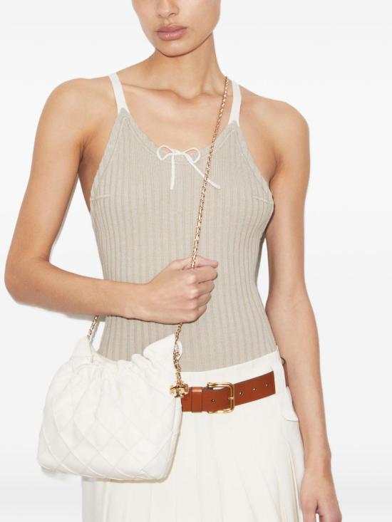 26FW 토리버치 에센셜 U 나일론 토트백 162451 252 Light cream - TORY BURCH
