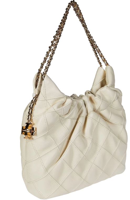 26FW 토리버치 에센셜 U 나일론 토트백 162451 252 Light cream - TORY BURCH