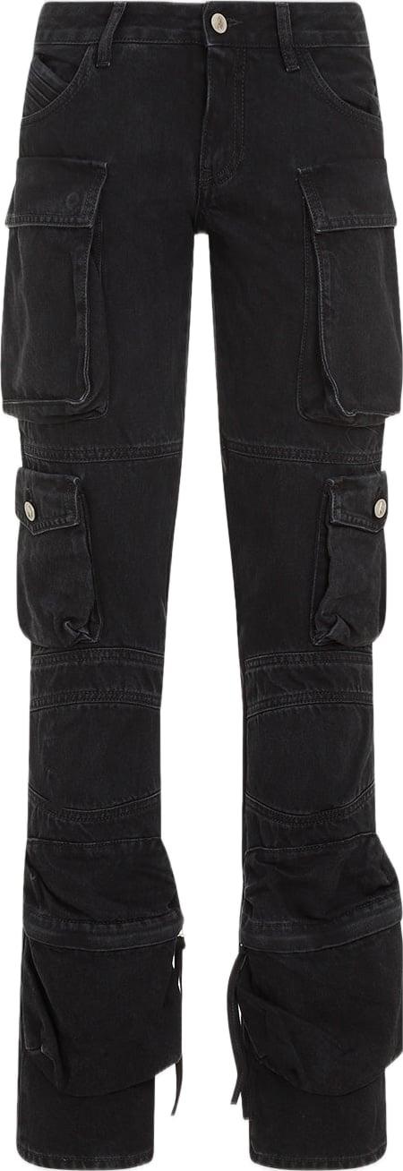 26FW 디 아티코 스트레이트 팬츠 241WCP113D066100BLACK DIVERS - THE ATTICO