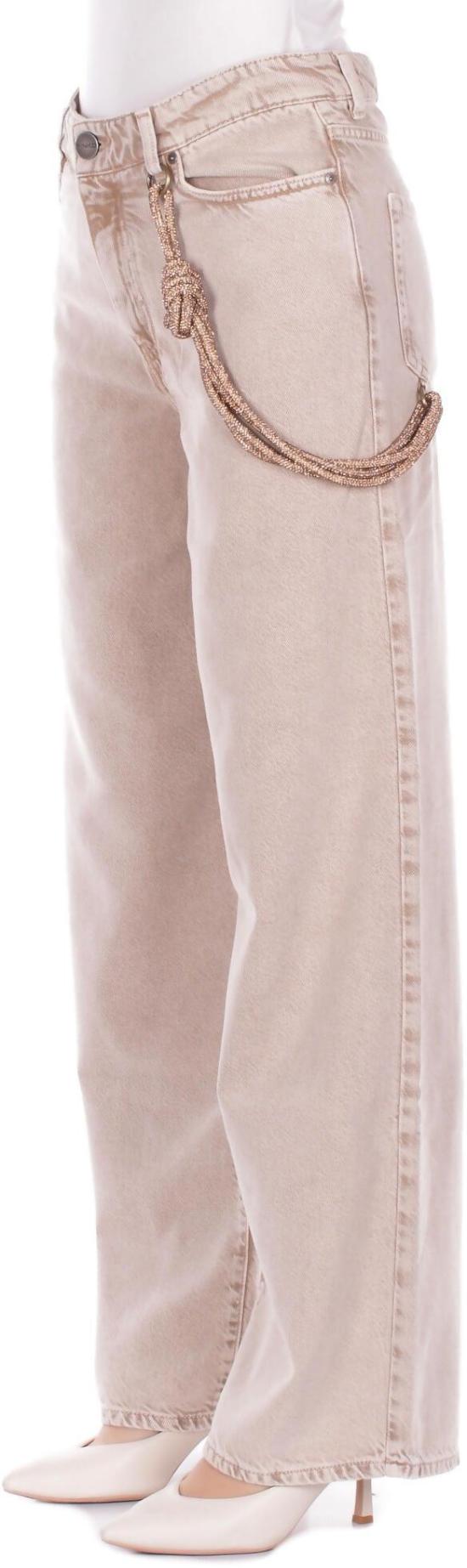 26SS 핑코 데님 팬츠 104601A33RC88 BEIGE - PINKO