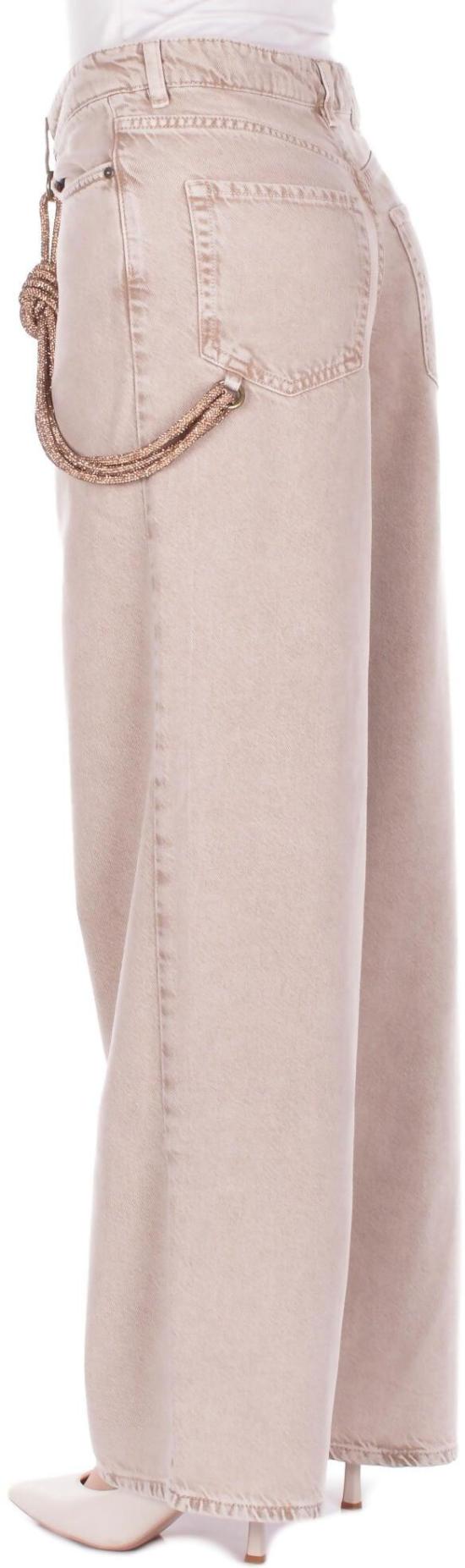 26SS 핑코 데님 팬츠 104601A33RC88 BEIGE - PINKO