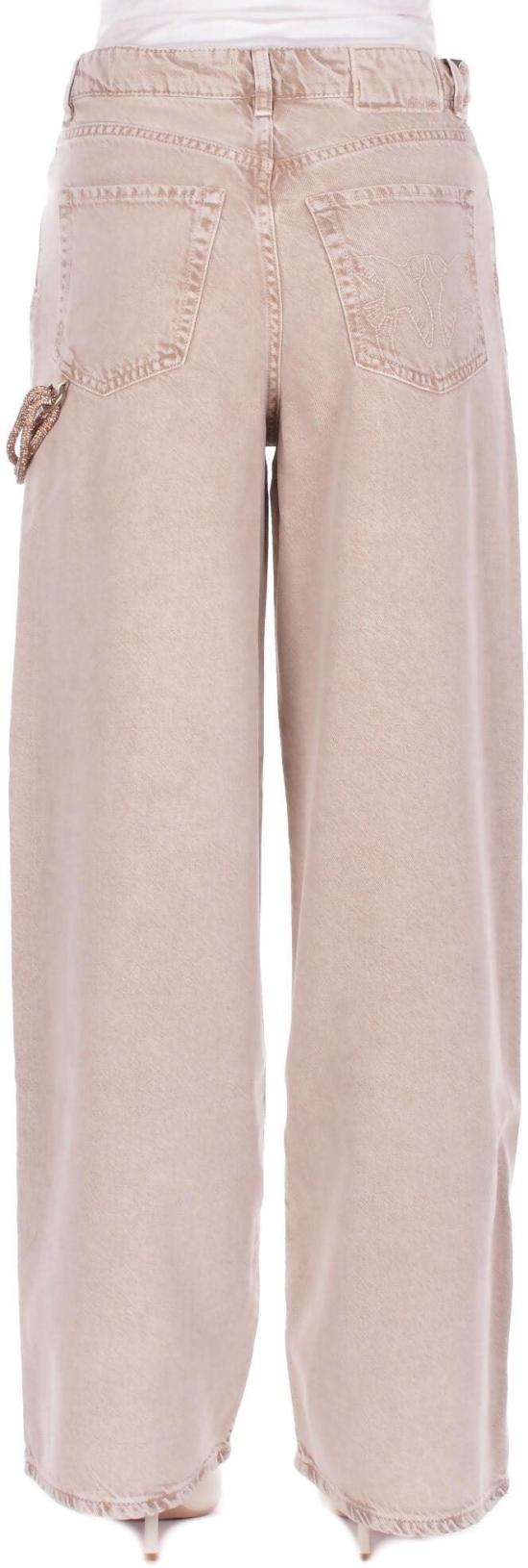 26SS 핑코 데님 팬츠 104601A33RC88 BEIGE - PINKO