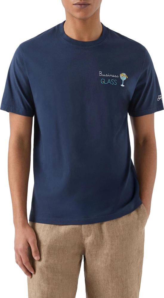 26SS 세인트바쓰 반팔 티셔츠 POT000100164L NAVY - MC2 SAINT BARTH