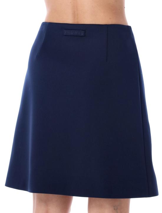 26SS 미우미우 테크니컬 저지 스커트 MG267914OA F0216 Blu - MIU MIU