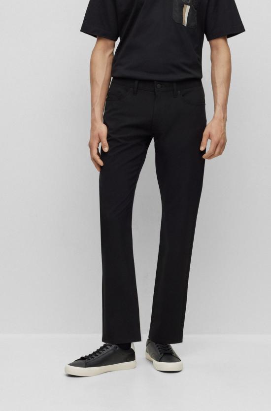  휴고보스 스트레이트 팬츠 50495631 001 Black - HUGO BOSS